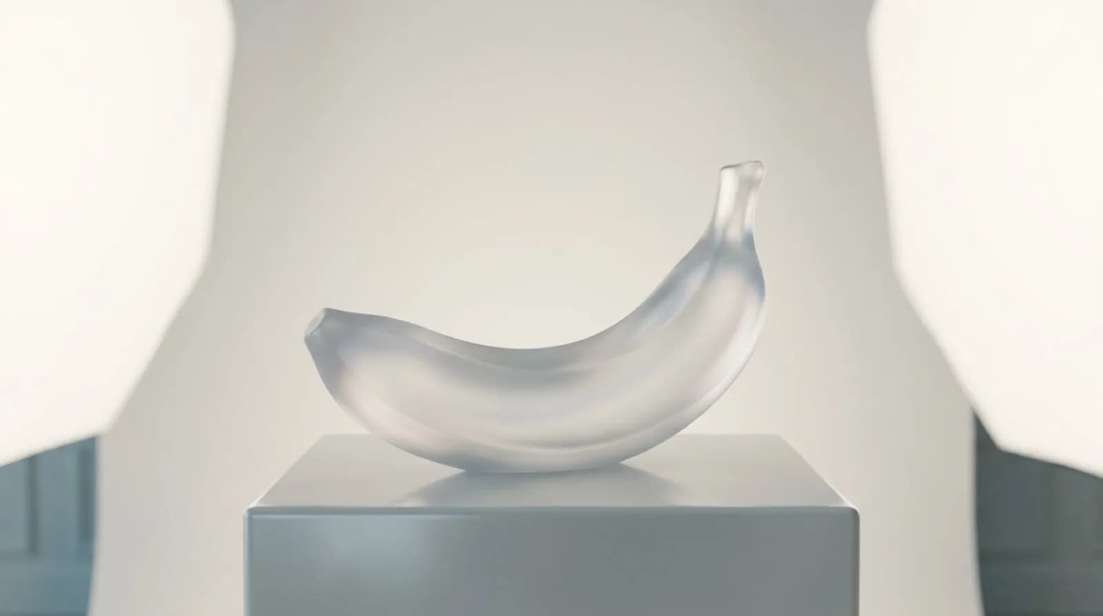 Premium translucent product render generated by Nano Banana Pro